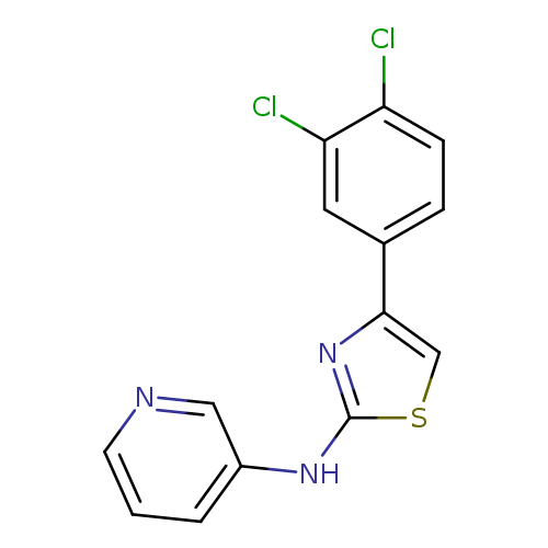 N-[4-(3,4-dichlorophenyl)-1,3-thiazol-2-yl]pyridin-3-amine