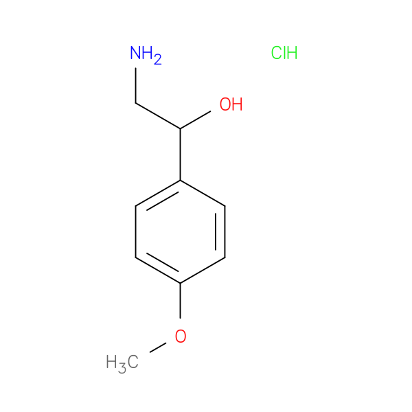 2-Hydroxy-2-(4-methoxyphenyl)ethylamine, HCl