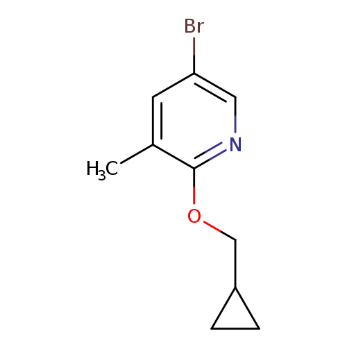 5-bromo-2-(cyclopropylmethoxy)-3-methylpyridine