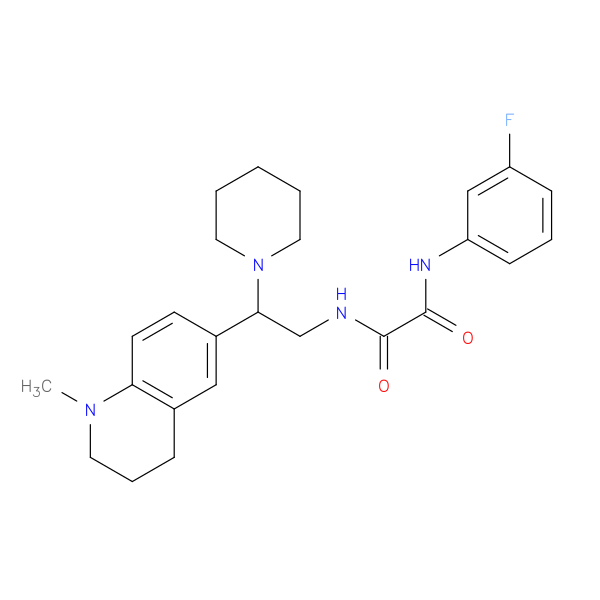 N'-(3-fluorophenyl)-N-[2-(1-methyl-1,2,3,4-tetrahydroquinolin-6-yl)-2-(piperidin-1-yl)ethyl]ethanediamide