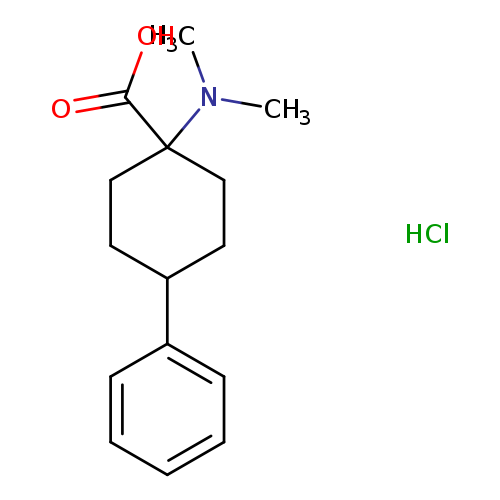 1-(dimethylamino)-4-phenylcyclohexane-1-carboxylic acid hydrochloride