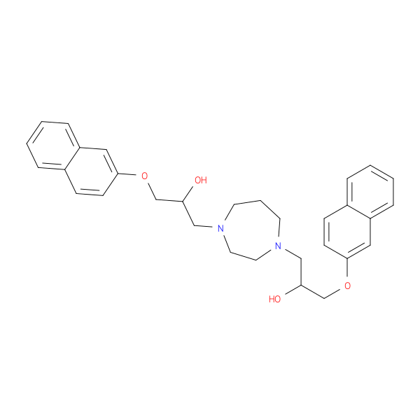 1-{4-[2-hydroxy-3-(naphthalen-2-yloxy)propyl]-1,4-diazepan-1-yl}-3-(naphthalen-2-yloxy)propan-2-ol