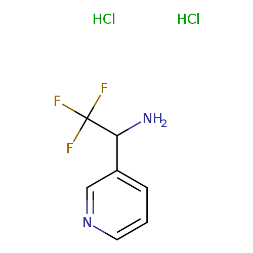 (2,2,2-Trifluoro-1-pyridin-3-ylethyl)amine 2HCl
