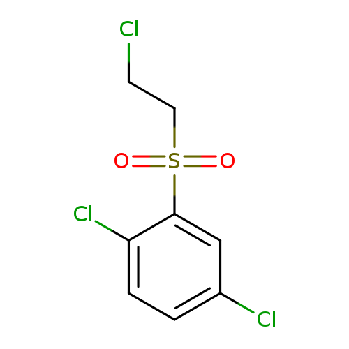 1,4-Dichloro-2-[(2-chloroethane)sulfonyl]benzene