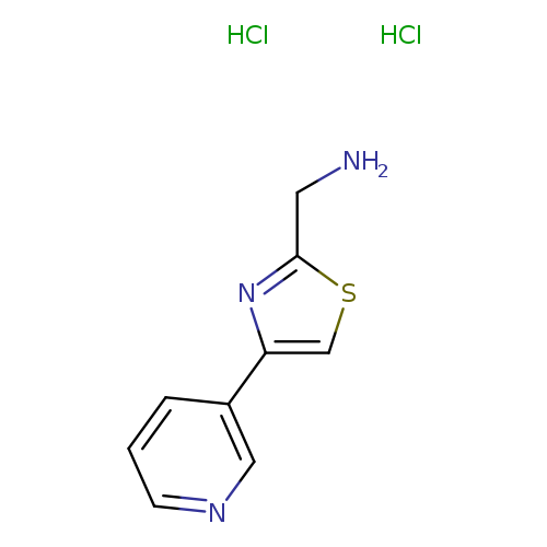 1-[4-(pyridin-3-yl)-1,3-thiazol-2-yl]methanamine dihydrochloride
