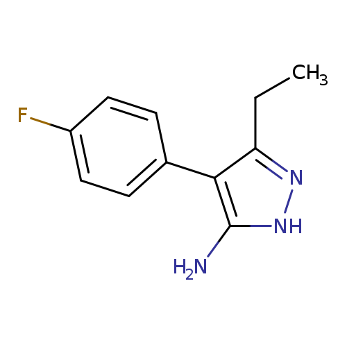 3-Ethyl-4-(4-fluorophenyl)-1H-pyrazol-5-amine