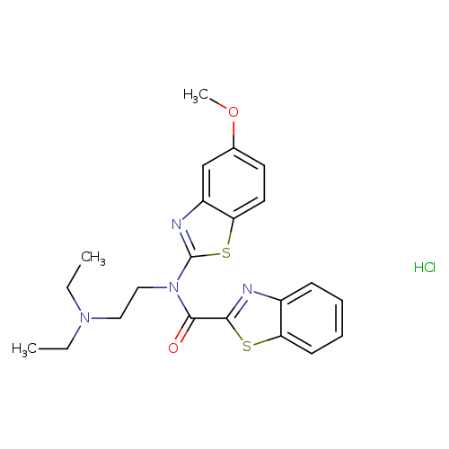N-[2-(diethylamino)ethyl]-N-(5-methoxy-1,3-benzothiazol-2-yl)-1,3-benzothiazole-2-carboxamide hydrochloride