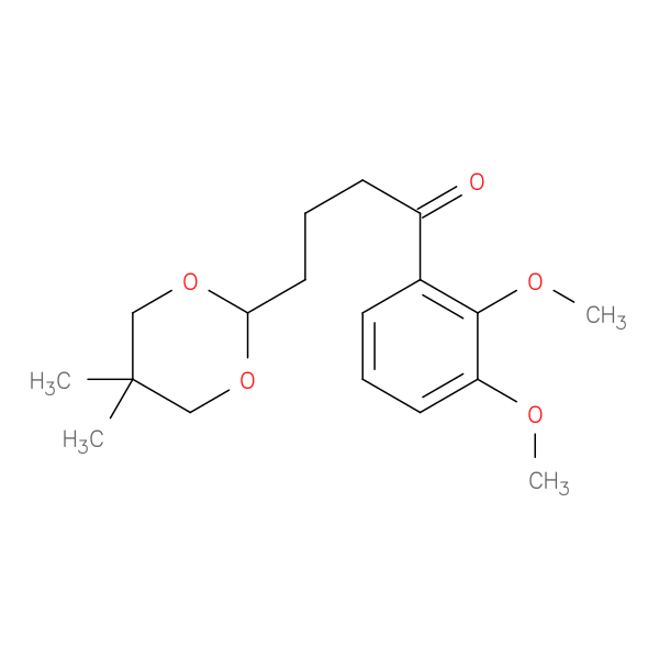 2',3'-Dimethoxy-4-(5,5-dimethyl-1,3-dioxan-2-yl)butyrophenone