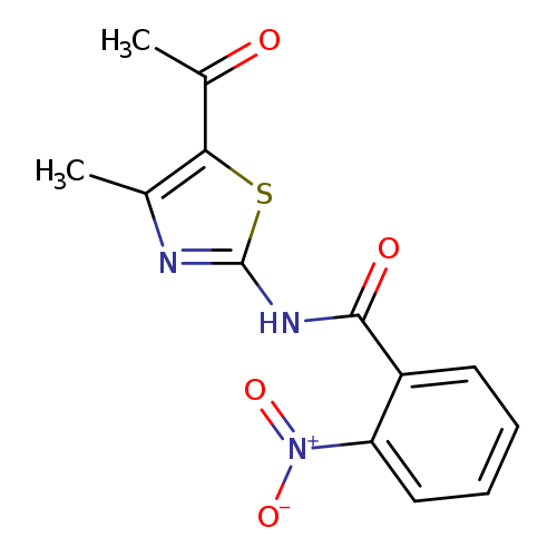 N-(5-acetyl-4-methyl-1,3-thiazol-2-yl)-2-nitrobenzamide