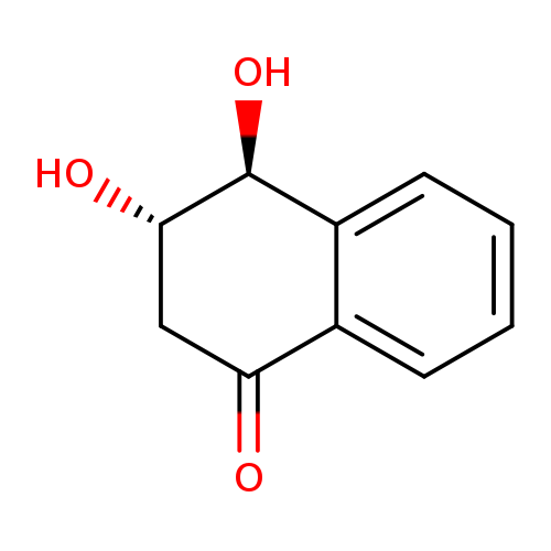 1(2H)-Naphthalenone, 3,4-dihydro-3,4-dihydroxy-, (3S,4S)-