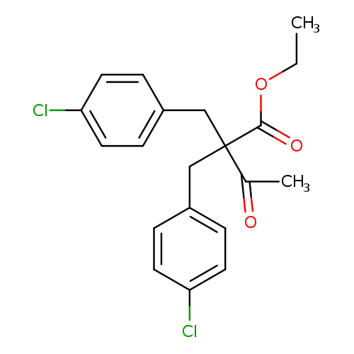 ethyl 2,2-bis[(4-chlorophenyl)methyl]-3-oxobutanoate