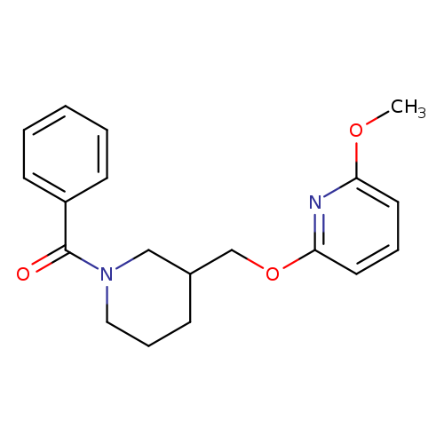 2-[(1-benzoylpiperidin-3-yl)methoxy]-6-methoxypyridine
