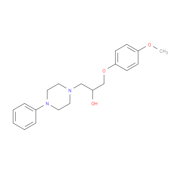 1-(4-methoxyphenoxy)-3-(4-phenylpiperazin-1-yl)propan-2-ol
