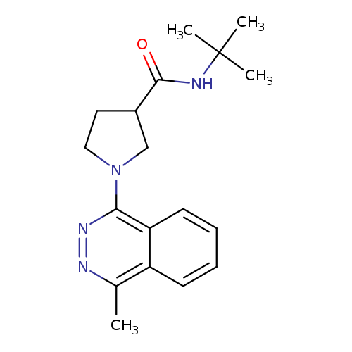 N-tert-butyl-1-(4-methylphthalazin-1-yl)pyrrolidine-3-carboxamide