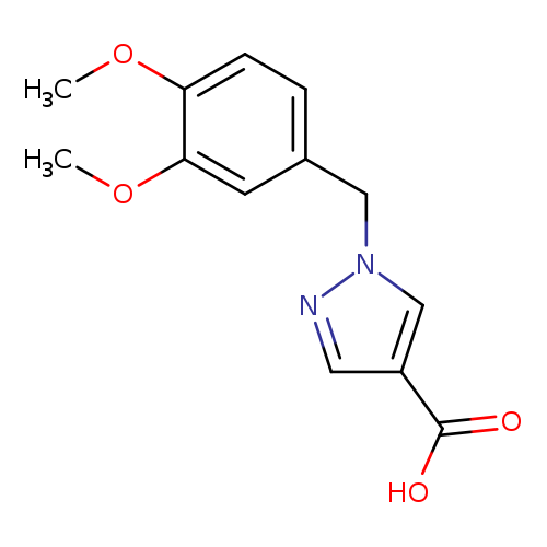 1-[(3,4-dimethoxyphenyl)methyl]-1H-pyrazole-4-carboxylic acid