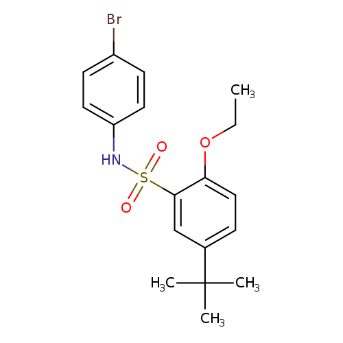 N-(4-bromophenyl)-5-tert-butyl-2-ethoxybenzene-1-sulfonamide