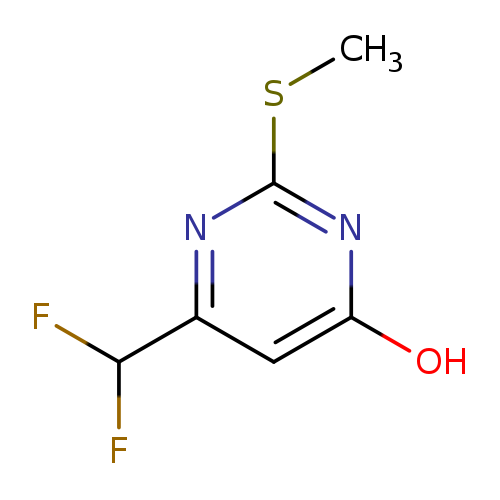 6-(Difluoromethyl)-2-(methylthio)pyrimidin-4-ol