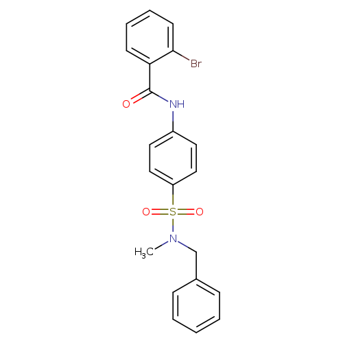 N-(4-{[benzyl(methyl)amino]sulfonyl}phenyl)-2-bromobenzamide
