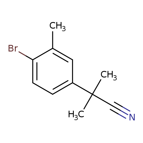 2-(4-bromo-3-methylphenyl)-2-methylpropanenitrile