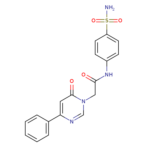 2-(6-oxo-4-phenyl-1,6-dihydropyrimidin-1-yl)-N-(4-sulfamoylphenyl)acetamide