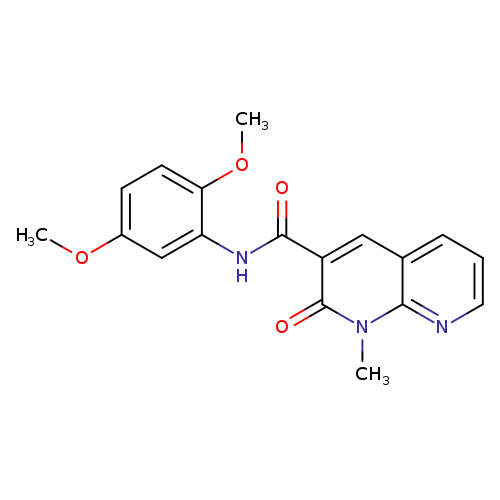 N-(2,5-dimethoxyphenyl)-1-methyl-2-oxo-1,2-dihydro-1,8-naphthyridine-3-carboxamide