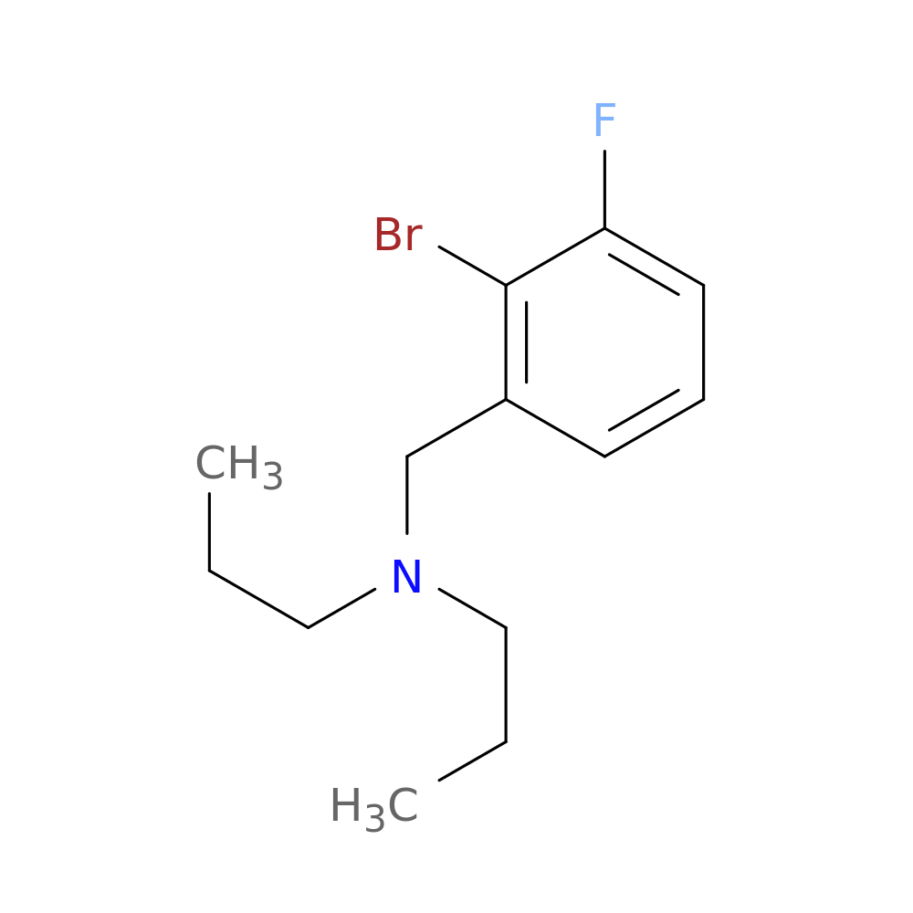 [(2-Bromo-3-fluorophenyl)methyl]dipropylamine