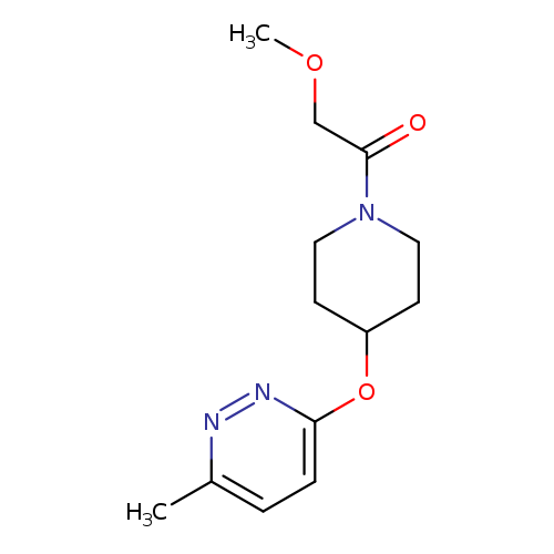 2-methoxy-1-{4-[(6-methylpyridazin-3-yl)oxy]piperidin-1-yl}ethan-1-one
