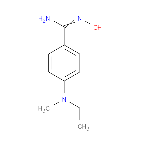 4-[ethyl(methyl)amino]-N'-hydroxybenzene-1-carboximidamide