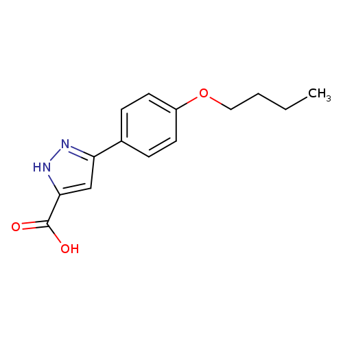 3-(4-Butoxyphenyl)-1h-pyrazole-5-carboxylic acid