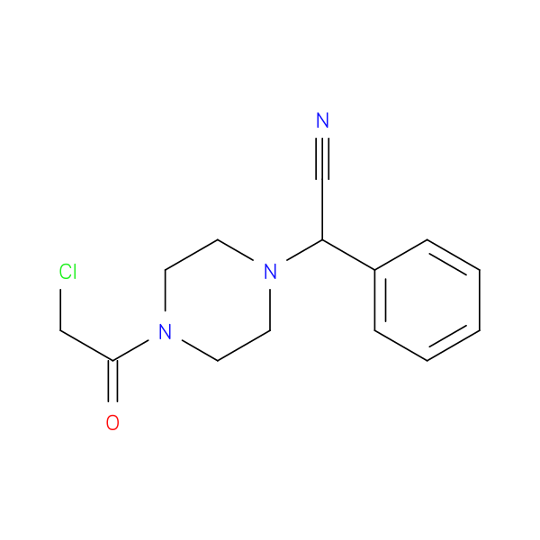 [4-(Chloroacetyl)piperazin-1-yl](phenyl)acetonitrile