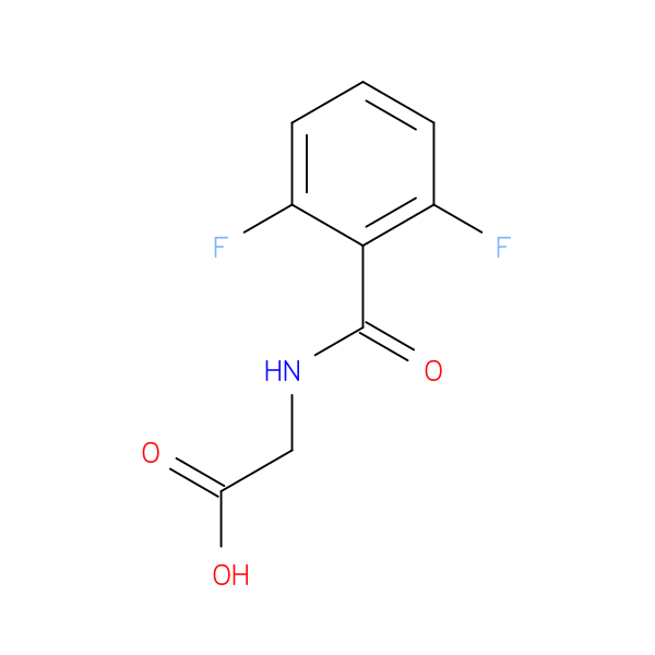 2-[(2,6-difluorophenyl)formamido]acetic acid