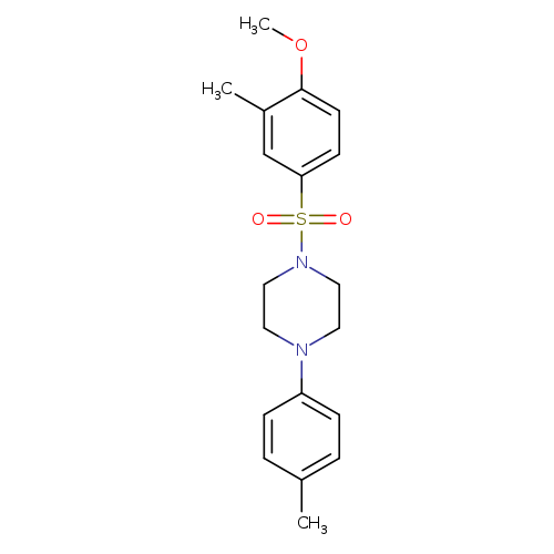 1-(4-methoxy-3-methylbenzenesulfonyl)-4-(4-methylphenyl)piperazine