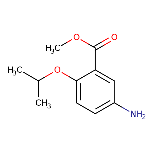 Benzoic acid, 5-amino-2-(1-methylethoxy)-, methyl ester