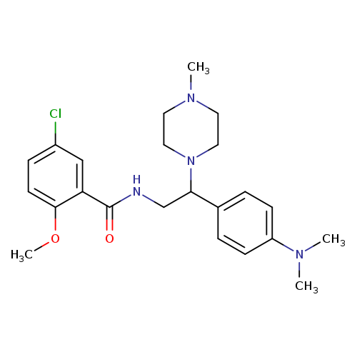 5-chloro-N-{2-[4-(dimethylamino)phenyl]-2-(4-methylpiperazin-1-yl)ethyl}-2-methoxybenzamide