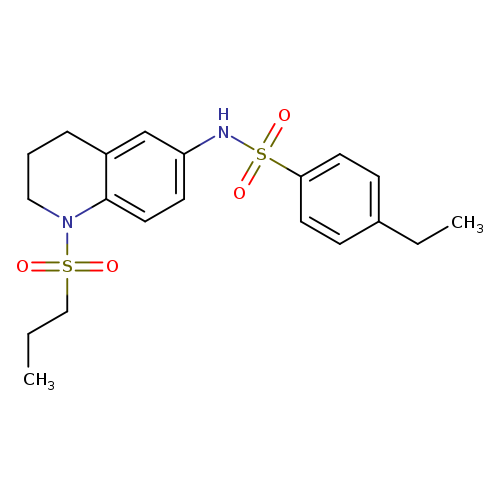 4-ethyl-N-[1-(propane-1-sulfonyl)-1,2,3,4-tetrahydroquinolin-6-yl]benzene-1-sulfonamide