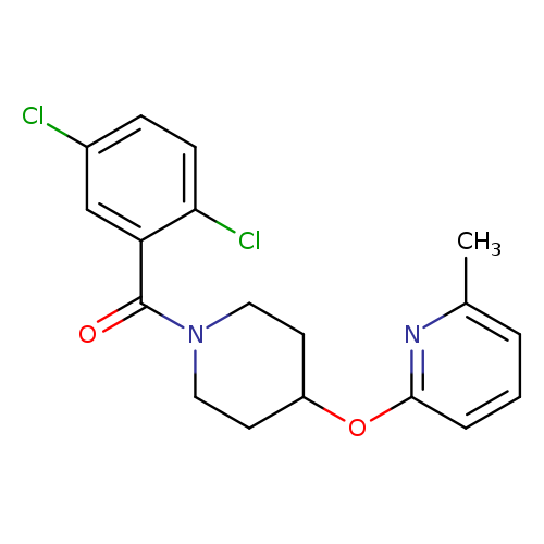 2-{[1-(2,5-dichlorobenzoyl)piperidin-4-yl]oxy}-6-methylpyridine