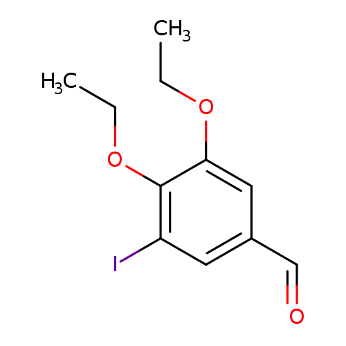 3,4-Diethoxy-5-iodobenzaldehyde