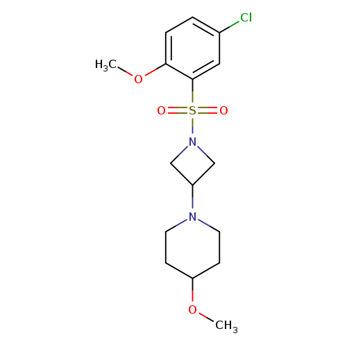 1-[1-(5-chloro-2-methoxybenzenesulfonyl)azetidin-3-yl]-4-methoxypiperidine