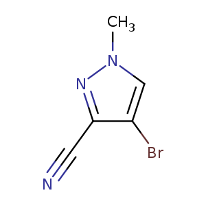 1H-Pyrazole-3-carbonitrile, 4-bromo-1-methyl-