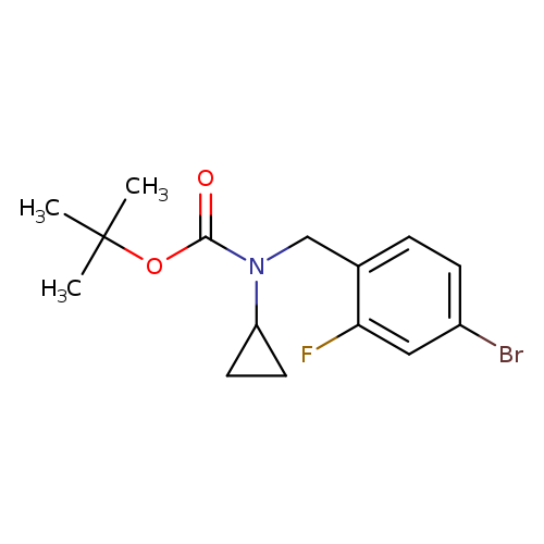 tert-butyl 4-broMo-2-fluorobenzyl(cyclopropyl)carbaMate