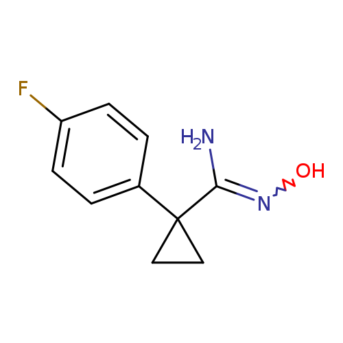 1-(4-fluorophenyl)-N'-hydroxycyclopropane-1-carboximidamide