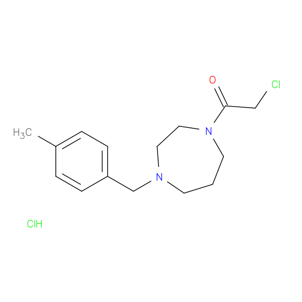 2-chloro-1-{4-[(4-methylphenyl)methyl]-1,4-diazepan-1-yl}ethan-1-one hydrochloride