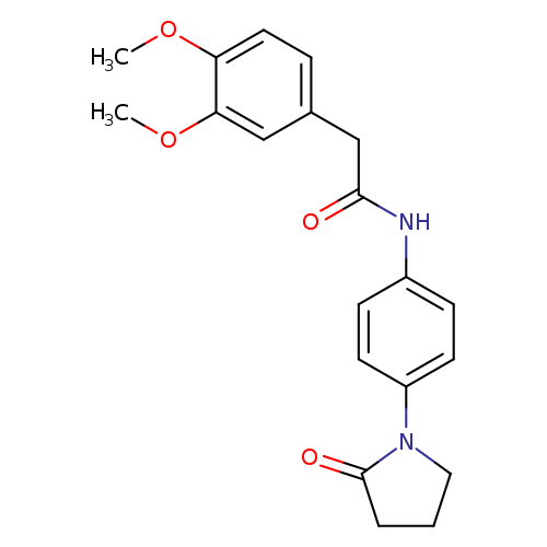2-(3,4-dimethoxyphenyl)-N-[4-(2-oxopyrrolidin-1-yl)phenyl]acetamide
