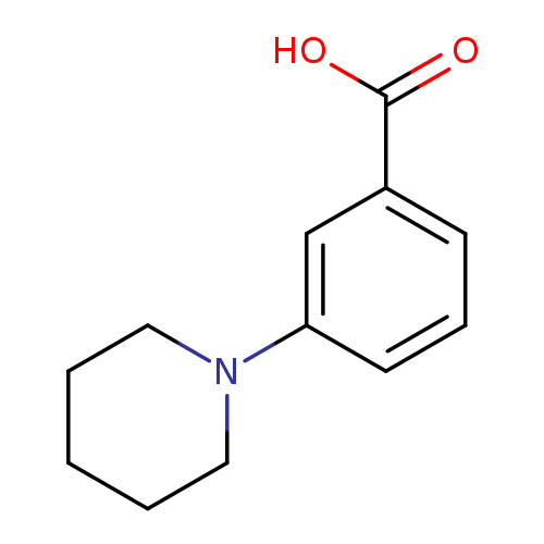 3-Piperidinobenzoic acid