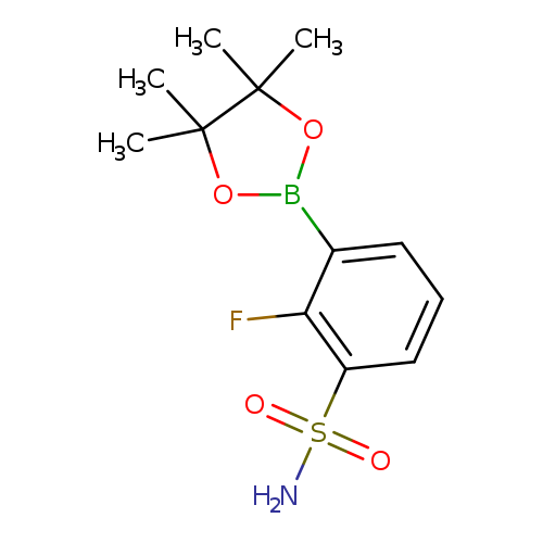 2-fluoro-3-(tetramethyl-1,3,2-dioxaborolan-2-yl)benzene-1-sulfonamide