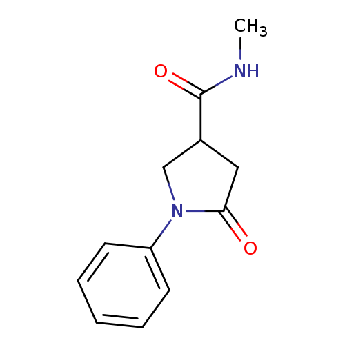 N-Methyl-5-oxo-1-phenylpyrrolidine-3-carboxamide