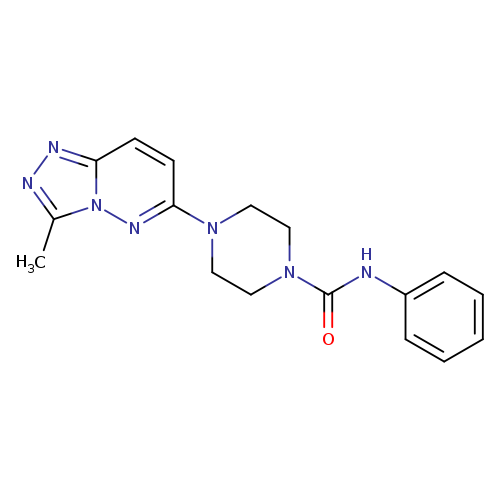 4-{3-methyl-[1,2,4]triazolo[4,3-b]pyridazin-6-yl}-N-phenylpiperazine-1-carboxamide