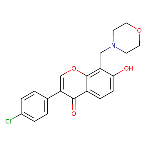 3-(4-chlorophenyl)-7-hydroxy-8-(4-morpholinylmethyl)-4H-chromen-4-one