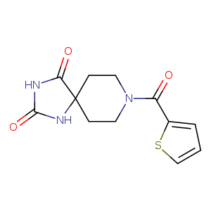 8-(thiophene-2-carbonyl)-1,3,8-triazaspiro[4.5]decane-2,4-dione