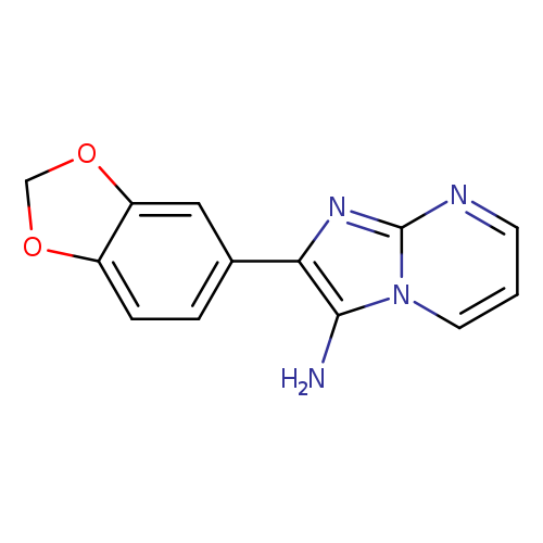 2-BENZO[1,3]DIOXOL-5-YL-IMIDAZO[1,2-A]PYRIMIDIN-3-YLAMINE